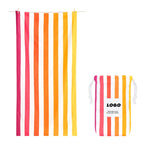 TLX-6406144 Dog Beach Towel Microfiber Fabric Stripe Pattern 80x160cm Lightweight Outdoor Use - Image 7