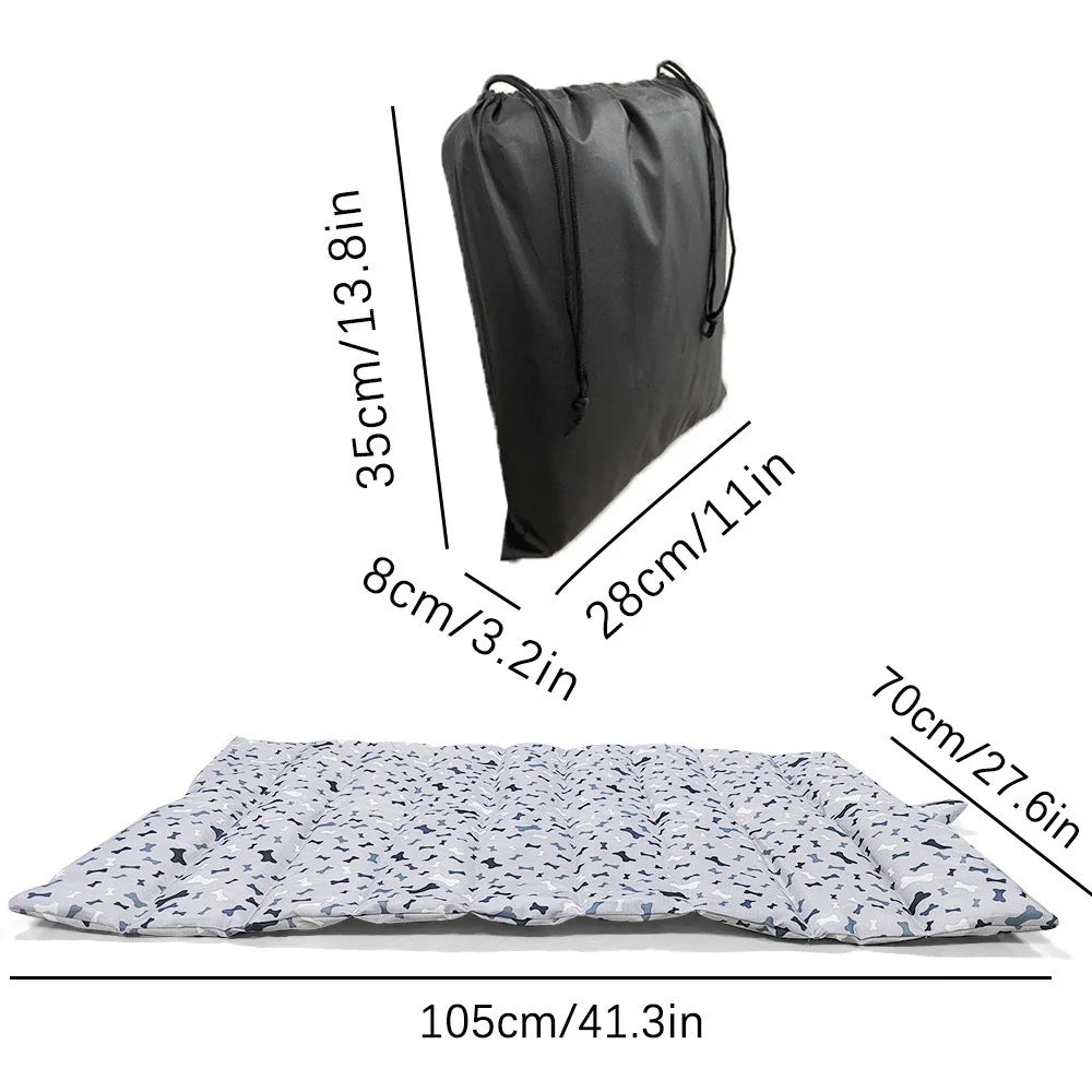 Waterproof foldable portable towel for dogs