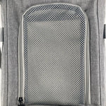 TLX-3522560 Breathable Mesh Foldable Dog Car Seat Carrier, Grey, 47W x 26.5H x 29D cm, Outdoor Travel Pet Carrier - Image 6
