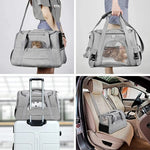 TLX-3784704 Breathable Mesh Foldable Dog Hiking Harness with Saddle Bags for Outdoor Adventures - Image 3