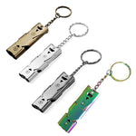 TLX-0409600 Emergency Whistle for Dogs - Stainless Steel, Lightweight, 58x18mm, Available in Silver, Gold, Black, Multi - Image 2