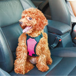 TLX-1785856 Padded Vehicle Safety Harness for Dogs, Oxford Fabric, Buckle Closure, Black/Red/Pink, Sizes S-M-L-XL - Image 2
