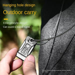 TLX-0278528 Emergency Whistle for Dogs - Titanium Alloy Survival Tool, Portable and Lightweight, Customizable Color, 4x2x0.8cm - Image 6
