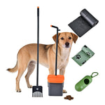 TLX-8503296 Portable Pet Waste Kit for Dogs and Cats - Grayish Orange, Durable and Eco-Friendly Pooper Scooper - Image 1