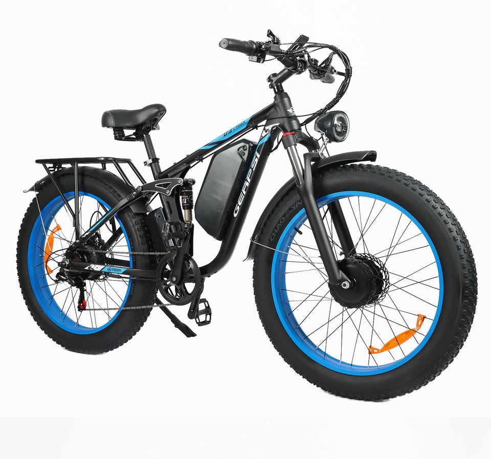 26 Inch Mountain Electric Bike 3000W 52V Aluminum Alloy