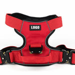 TLX-4243456 Waterproof Adjustable Tactical Dog Harness for Training and Outdoor Activities, Solid Color, Suitable for Tiny to Giant Breeds, Machine Washable - Image 10